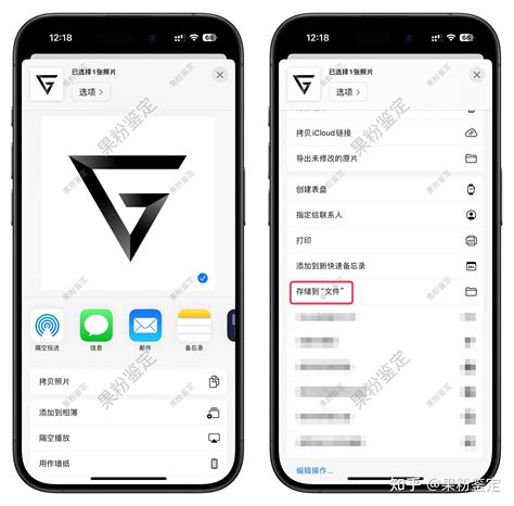 Iphone照片分享菜单里面没有“存储到文件”选项，编辑分享菜单的界面也没有这个选项，这个怎么搞？ 知乎