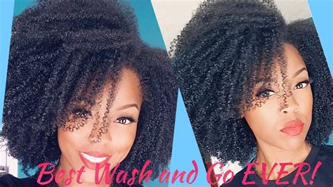 Best Wash And Go Ever On B C Natural Hair Youtube