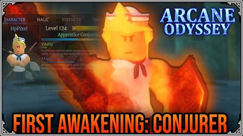 Arcane Odyssey First Awakening Conjurer Youtube