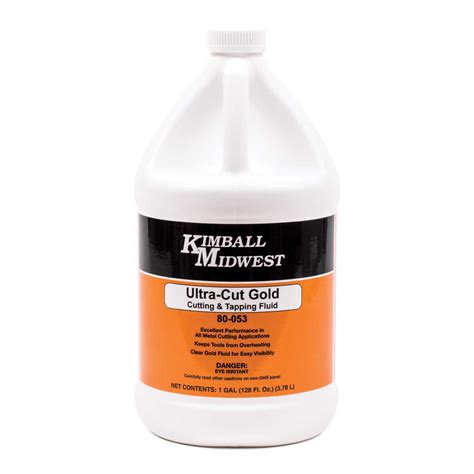 Ultra Cut Gold Cutting And Tapping Fluid 1 Gal Bottle Kimball Midwest