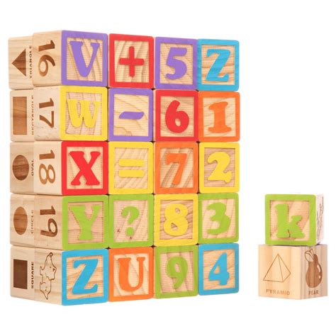 Spark Create Imagine Wooden Alphabet Blocks Pieces