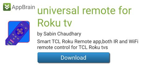 universal remote for Roku tv for Android - Free App Download