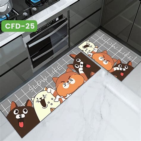 Jual Keset Dapur Set In Anti Slip Kitchen Mat Keset Kaki Kamar Mandi