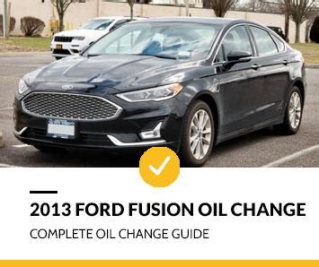 Ford Fusion Oil Change Guide Daves Oil Change