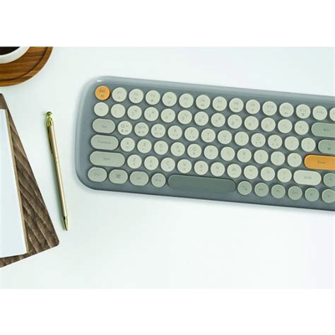 Actto Btk Mini Bluetooth Keyboard Korean English Layout Gray Color