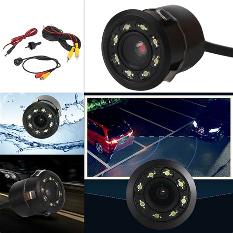 Led Cmos Waterproof Auto Car Rear View Backup Camera Reverse