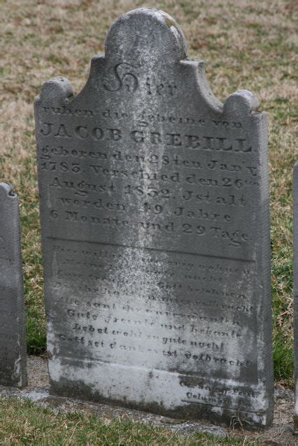 Jacob Grebill Kraybill 1783 1832 Find A Grave Memorial