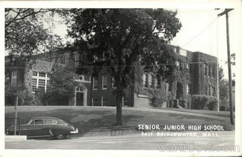 Senior Junior High School East Bridgewater, MA Postcard