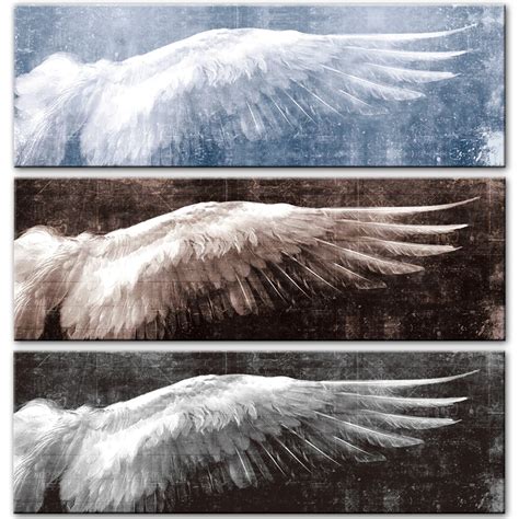 Wings Of An Angel Wall Art Vintage Fine Art Canvas Prints For Bedroom ...