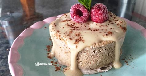 Doce rápido e saudável Receita de bolo de micro ondas sem açúcar