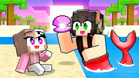 Laysa Foi Adotada Pela Amandinha Sereia No Minecraft Youtube