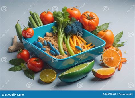 Healthy Eating And Dieting Concept Fresh Organic Vegetables In Bowl On