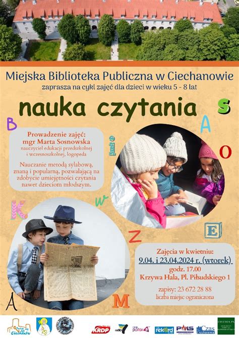 Biblioteka Zaprasza Na Kwietniowe Zaj Cia Z Nauki Czytania Czas