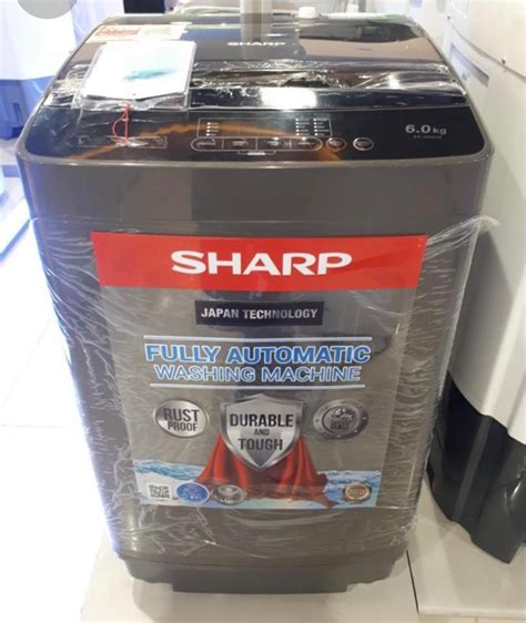 Sharp Fully Automatic Washing Machine Tv Home Appliances Washing