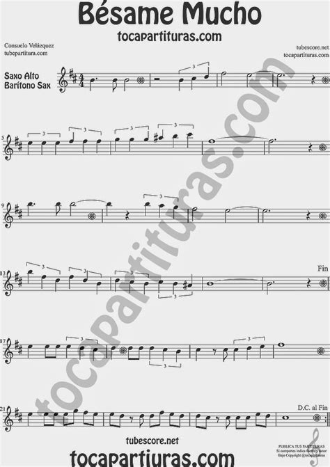 Hipóteses De Escrita Tabela - Bésame Mucho Partitura de Trompeta y Fliscorno | Partituras trombone ...