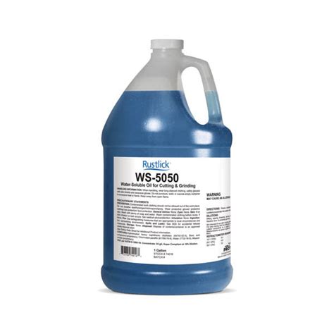 Rustlick™ Ws 5050 Cutting And Grinding Fluid 1 Gallon 74016