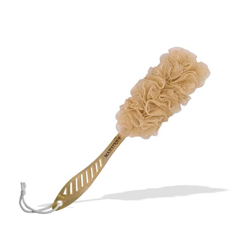 Buy Majestique Long Handle Bath Loofah (Colour May Vary) Online