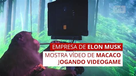 Empresa de Elon Musk mostra vídeo de macaco jogando videogame a