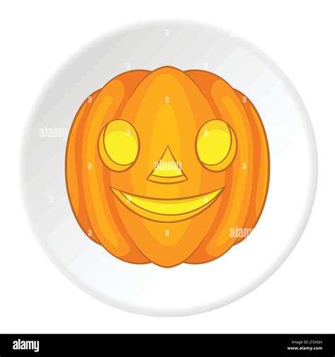 Pumpkin Lantern Icon Cartoon Style Stock Vector Image And Art Alamy