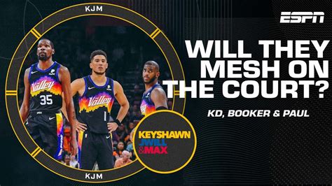 How Will Kevin Durant Devin Booker And Chris Paul Work On The Court Kjm Breaks It Down Youtube