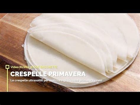 Crespelle Primavera Il Primo Passo Per Realizzare Gli Involtini