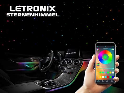 Letronix Rgb Led Auto Sternenhimmel Sterne Lichtleiter Himmel