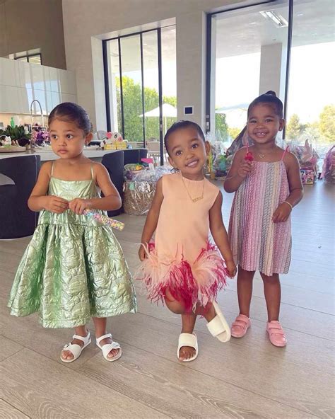 Kim Kardashian Shares Silly Photos of Chicago, Stormi, True