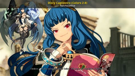 Dizzy Cagliostro Colors 2 8 Granblue Fantasy Versus Mods