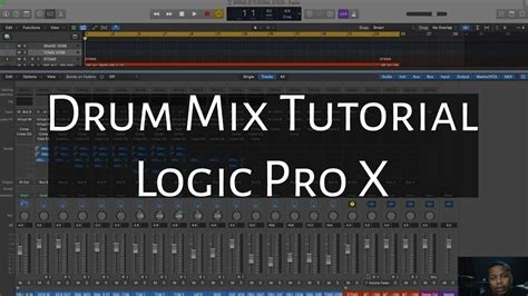 How To Mix Drums In Logic Pro X Using Stock Plugins YouTube