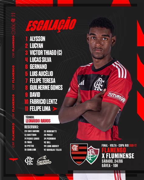 Flamengo On Twitter Meng O Definido Os Garotosdoninho Do Sub