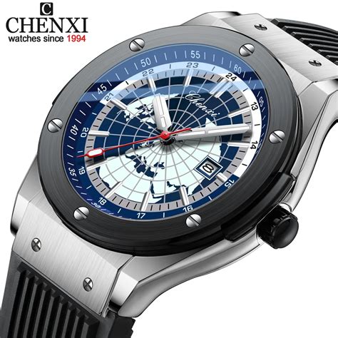 Chenxi Reloj De Pulsera De Cuarzo Para Hombre Cron Grafo De Lujo Con