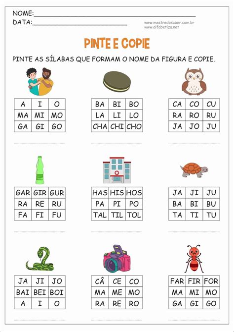 Atividades Infantil Para Imprimir