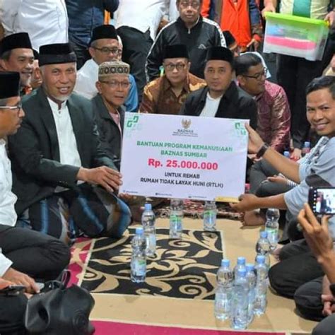 Berkah Ramadan Warga Taluak IV Suku Dapat Bantuan Rehab Rumah AMCNews