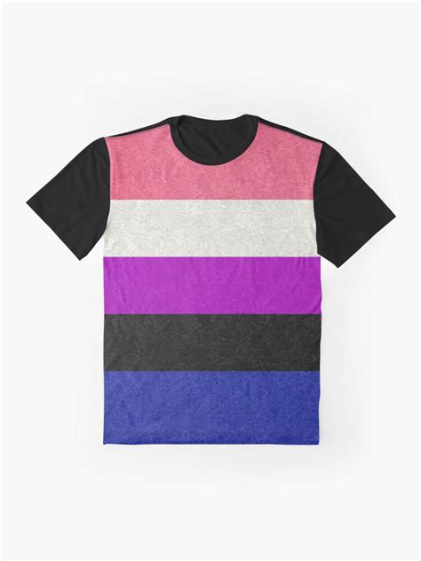 Gender Fluid Flag T Shirt For Sale By Liveloudgraphic Redbubble