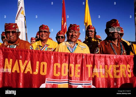 United States Arizona Monument Valley Navajo Code Talkers Stock