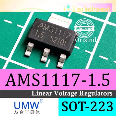 Jual Ams Ams Linear Voltage Regulators Sot Umw Original