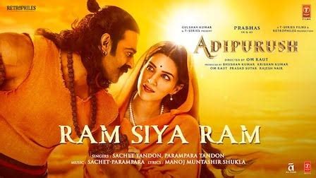 RAM SIYA RAM LYRICS - Adipurush | Sachet-Parampara