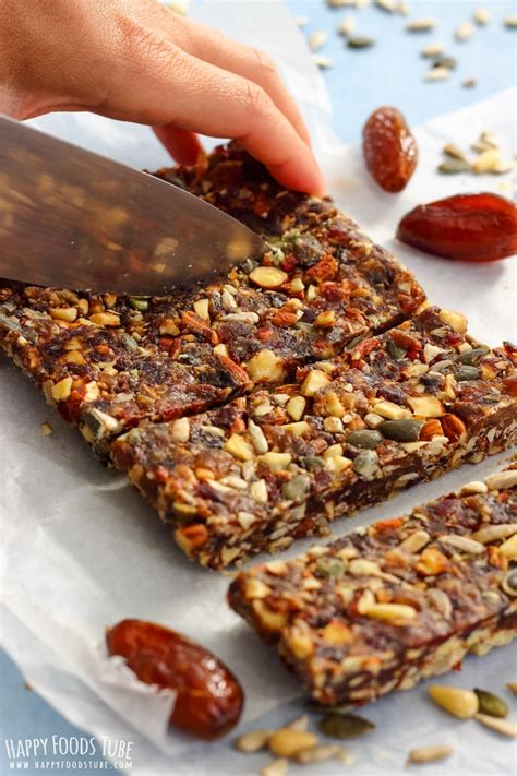 No Bake Energy Bars Recipe Happy Foods Tube