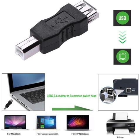 Yinstree USB 2 0 A Dişi B Erkek Adaptör Konnektörü Af Bm Fiyatı