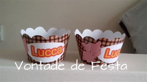 Saia Para Cupcake Fazendinha Elo Produtos Especiais