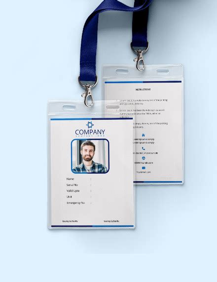 31 Blank Id Card Templates Psd Ai Vector Eps Doc Free And Premium Templates