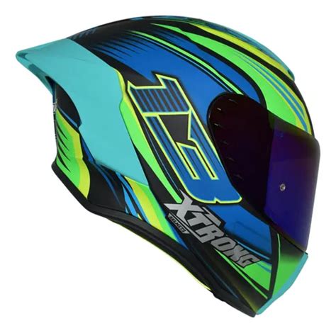 Casco Integral Certificado Para Motociclista Xtrong 820 Meses sin interés