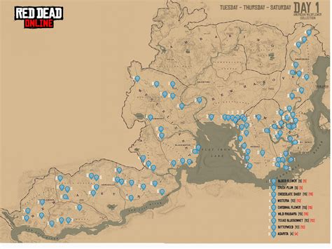 American Wildflower Maps v2.0 : RedDeadCollector