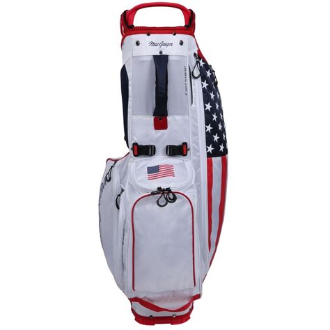 MacGregor Golf Deluxe 14-Way Stand Bag, USA Stars and Stripes Flag ...