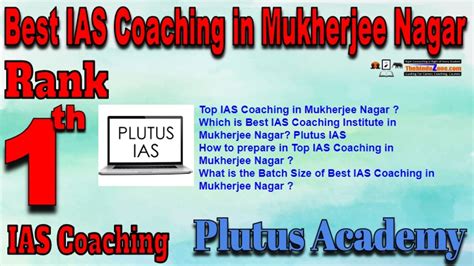 Best Ias Coaching In Mukherjee Nagar The Hinduzone