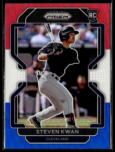 Panini Prizm Rwb Steven Kwan Rookie Cleveland Indians Ebay