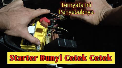 Perbaiki Sendiri BEAT KARBU Bunyi Cetek Cetek Saat Di Starter YouTube