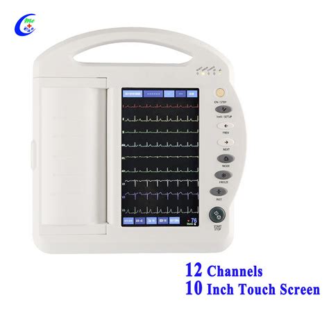 Factory Price Channel Ekg Portable Ecg With Analyzer