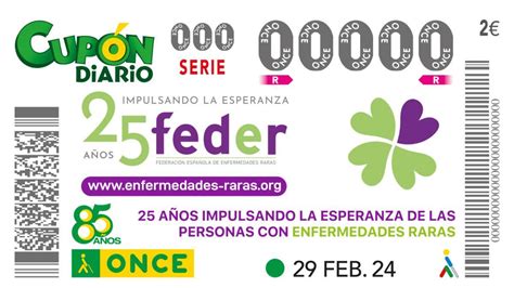 La ONCE dedica su cupón de hoy al 25 aniversario de Feder para apoyar a