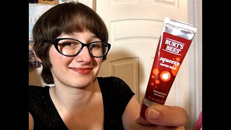 Review Burt S Bees Squeezy Tinted Lip Balm In Mandarin Granita Lip